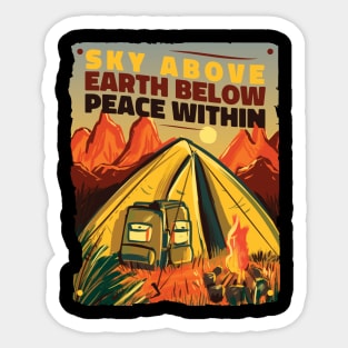 Camping Adventure Sticker